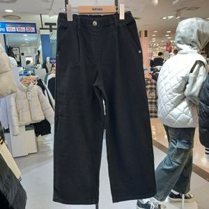 [에스핏 주니어]에스핏 해운대점NC  흑청와이드 원틱 기모데님PT-SJY710FJPT46-J