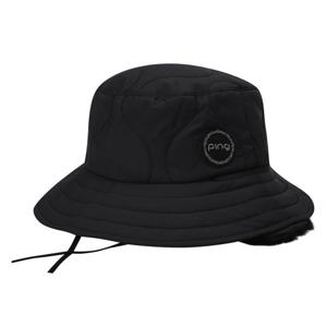 [핑]여성   퀼팅  귀달이   패딩 버깃햇 121D4CP451_BK