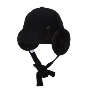 [핑]여성   귀달이   니트   버깃햇 121D4CP054_BK