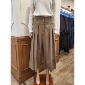 [비꼴리끄] 컬러 데님 오버다잉 스커트 팬츠 B244DS3070