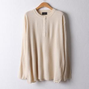 나야홍 / 아이우먼 일자골지버튼티셔츠 RMF426M512 빅사이즈