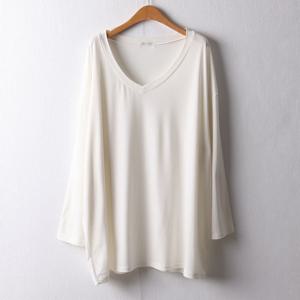 나야홍 / 아이우먼 기모실키브이긴팔티 RAF953M512 빅사이즈