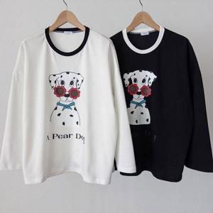 나야홍 / 빅사이즈티 V806L512 피어도그박시티셔츠 MA