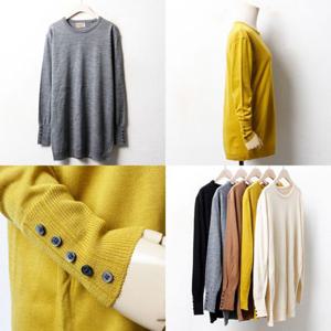 나야홍 / 위쉬몰 RM 단작소매롱니트티(3321H512) 빅사이즈