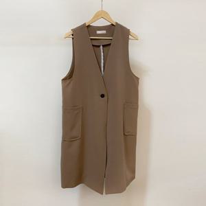 나야홍 / 아이우먼 심플무지롱베스트 IR9707M512 빅사이즈