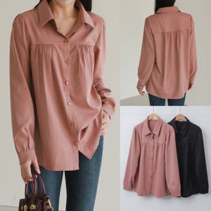 나야홍 / 위쉬몰 WB 카라잔주름블라우스(V778H512) 빅사이즈