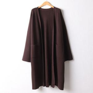 나야홍 / 아이우먼 데일리포켓롱가디건 APF529M512 빅사이즈