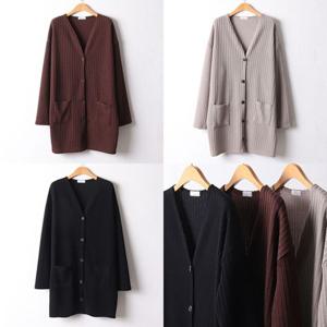 나야홍 / 위쉬몰 OL 빅골지스판Y넥가디건(F435H512) 빅사이즈