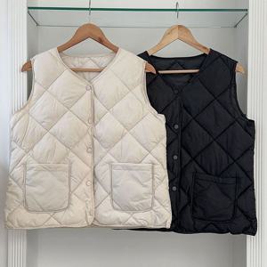 나야홍 / 빅사이즈베스트 V780L512 앞포켓심플패딩조끼 TC