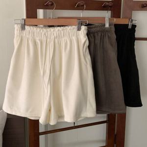 나야홍 / 빅사이즈팬츠 V785L512 기모세미골덴끈반바지 AL