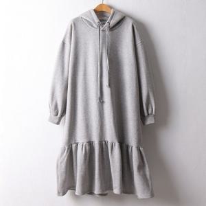 나야홍 / 아이우먼 코튼프릴기모후드OPS RAF905M512 빅사이즈