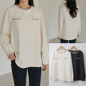 나야홍 / 위쉬몰 WB 트윙클테슬블라우스(V779H512) 빅사이즈