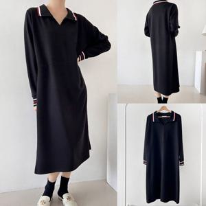 나야홍 / 위쉬몰 BS 브이카라컬러줄원피스(V794H512) 빅사이즈