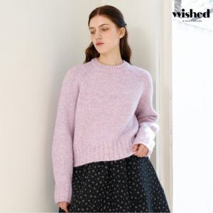 [위시드]베이직 나그랑 울 긴팔 니트 (WICDNT041)