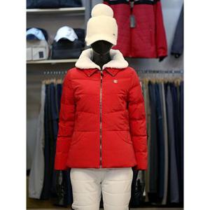 팜스프링스 세이브존03 팜스프링스 여성 퍼 카라 배색 덕 패딩 점퍼 ASWDL244652TA