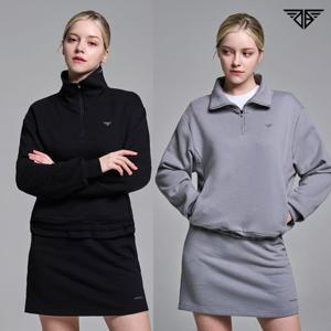 다운블로우 여성 스웻 카라 반집업 맨투맨  DB5FT2515W