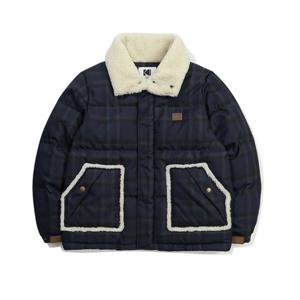 코닥 브라우니 클래식 체크 다운 자켓 B1 K5423LDJ98 NVY