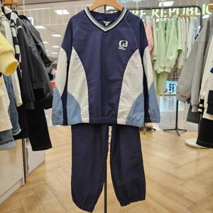 컬리수 HC33 매쉬배색우븐 상하세트 C251ST350