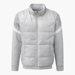 데상트골프패딩 VQA DQ42MFKOO2-LGYG 아크먼트(ACMT) 남성 하이브리드 다운 점퍼 / LIGHT GREY