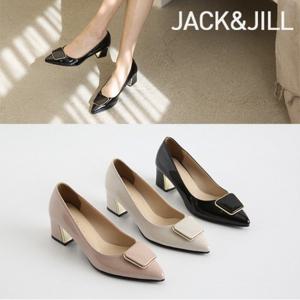 [잭앤질]잭앤질 스퀘어 골드라인 미들 펌프스(JA1103)
