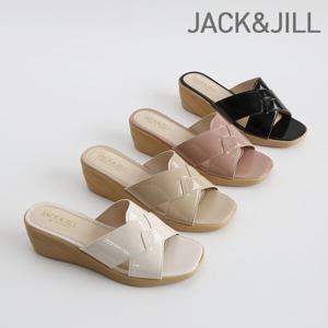 [잭앤질]잭앤질 5cm 에나멜 센스있는 웨지샌들(JB3Z333)