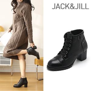 [잭앤질]잭앤질 소가죽 레이스업 앵클 부츠(JD2732)