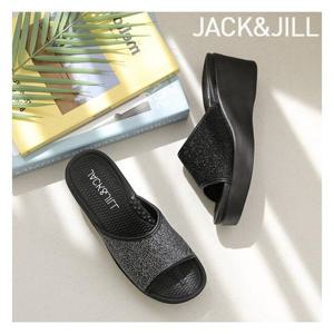 [잭앤질]잭앤질 밤하늘 반짝 펄 웨지통굽 샌들(JB4312)