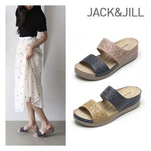 [잭앤질]잭앤질 앤틱펀칭 쿠셔닝샌들(JB3400)