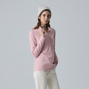 [머렐]여성 반집업 기모 긴팔 티셔츠 (D4LS302WPNK-K)