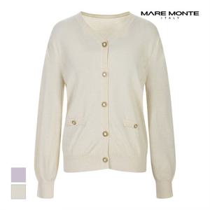 [마레몬떼][마레몬떼] 버튼포인트 니트가디건_M243MKC18B0