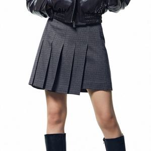 [미쏘]플리츠 미니 스커트 (MIWWHCT12G-T)