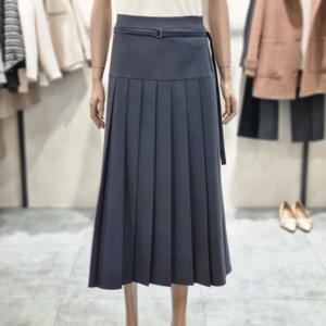 [더아이잗]벨티드 슬릿 플리츠 스커트 IPAA0SK151