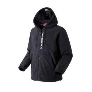 뉴발란스 NBMDA13023-BK 플리스 남녀공용 후드집업 후드티