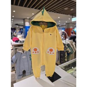 [블루독베이비] 26 SS(YE)공룡뿔 우주복(4617067503)신생아 백일 돌 간절기 선물 조카 유아 아가옷 (461706