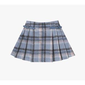 [로엠걸즈(아동)]버클 체크 주름스커트 RGWH25T1P