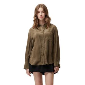 [시슬리] 리치 코듀로이 제천 끈 셔츠 SAWS33561