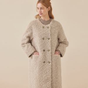 [매긴]더블 버튼 소프트 롱 코트_PBMF5W1CT1601