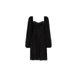 25 FW 돌체앤가바나 레이스 벌룬 소매 미니 드레스 F60GVTFU1AT TP447843673