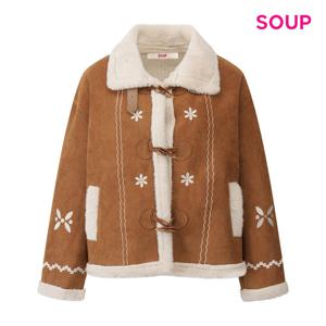 SOUP  스노우 덤블 카라 무스탕 자켓 (S5BJK01)