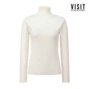 비지트인뉴욕  데일리 베이직 슬림 폴라 니트 (V5CLK05)