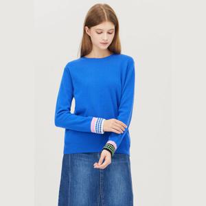 [베네통] 크로셰 블록 슬리브 울 니트 BAKP52561