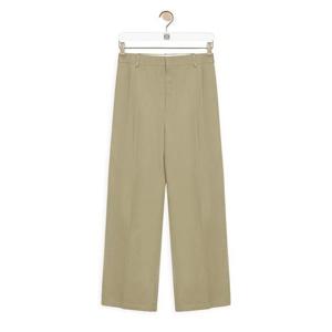 로에베 스트레이트 팬츠 H526Y04WEB4430 MILITARY GREEN DOM