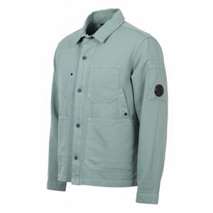 CP COMPANY COTTON LINEN OVERSHIRT (16CMOS277A 006273G 626) (코튼 린넨 렌즈 오버셔츠)
