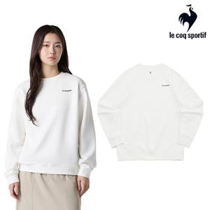 [르꼬끄] 남녀공용 에센셜 맨투맨 QR123LFS11_CRM