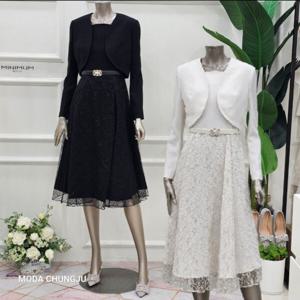 [미니멈]MD 볼레로 원피스 셋트 레이스 원피스 MD MYAAWO2180 Z_