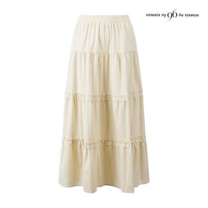 나인식스뉴욕  프릴 캉캉 롱 스커트 (NQ1SK001M0)