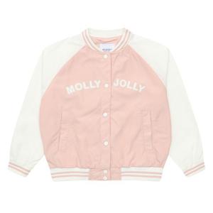 [에꼴리에]MARIO여아 배색 레터링 바시티 점퍼 23A1152_PK