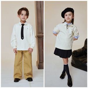 [빈BEEN]HP 아동 아이보리 요꼬 카라 티셔츠 BA11TS01IV PG