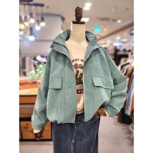 스테파니 세이브존01 스프링 스웨이드 자켓 A26JK6108