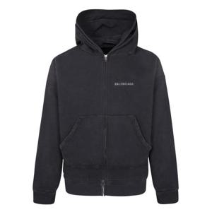 발렌시아가 긴팔 티셔츠 858133 TSVE4 1095 Black